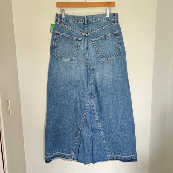 Gap Classic Blue Denim Maxi Skirt - Picture 4 of 6